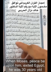 إعجاز القرآن الكريم في التوافق العددي